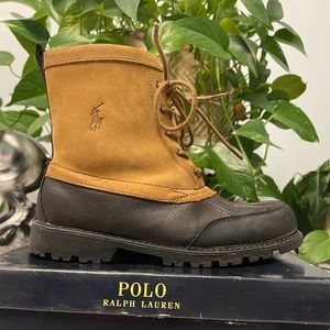 Polo Ralph Lauren, Chocolate/Tan Whitehall, 7 Junior